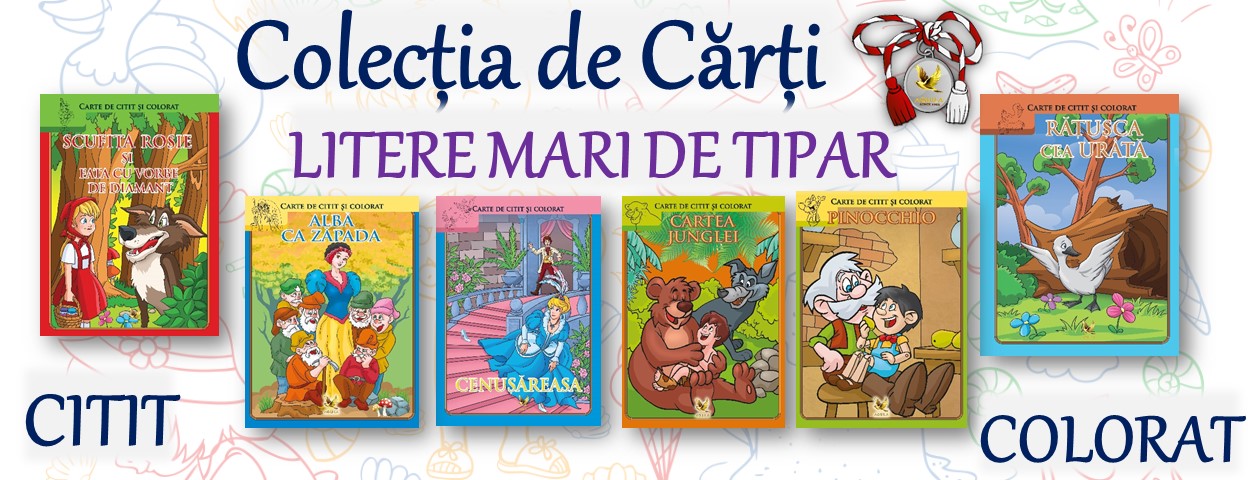 carti colorat litere mari